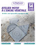 Atelier motif  à l'encre végétale